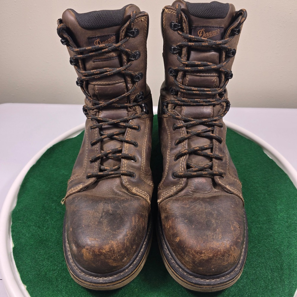 Danner Steel Yard 8 ST Work Boots Mens 12D Brown Steel Toe Waterproof 12534